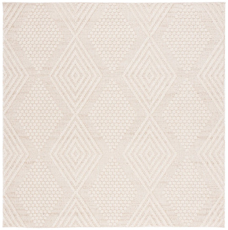 Safavieh Global 6'-7" x 6'-7" Rug in Beige / Ivory