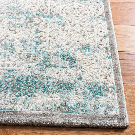 Safavieh Passion 5'-1" x 7'-7" Rug in Turquoise / Ivory