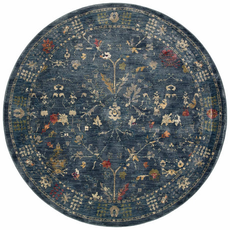 Loloi Giada Gia-06 Denim/Multi Rugs - round flat