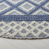 Safavieh Vermont 6'-0" x 6'-0" Rug in Ivory / Blue