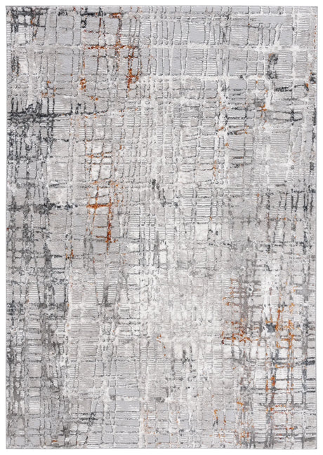 Safavieh Meadow 500 4'-0" x 6'-0" Rug in Light Grey / Dark Grey