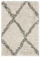 Safavieh Hudson Shag 2'-0" x 3'-0" Rug in Ivory / Grey