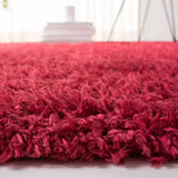 Safavieh Madrid Shag 200 5'-3" x 7'-6" Rug in Red