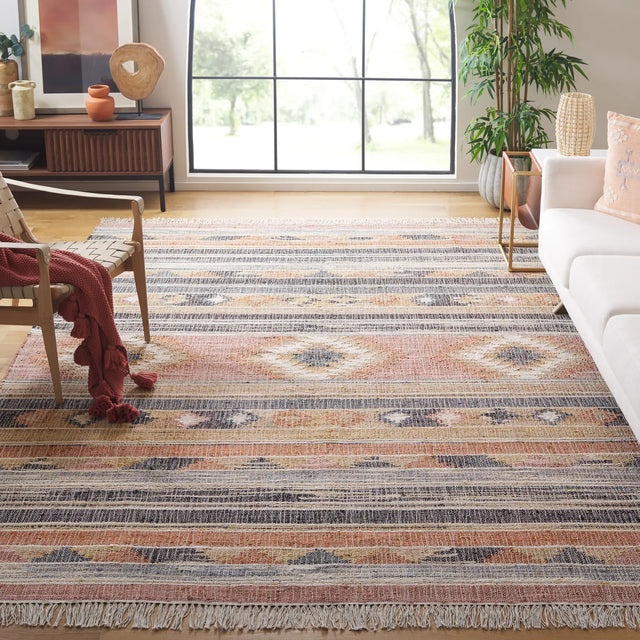 Safavieh Kilim 10'-0" x 14'-0" Rug in Blue / Rust