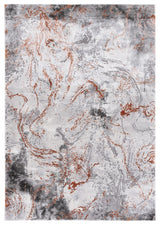 Safavieh Craft 4'-0" x 6'-0" Rug in Grey / Orange