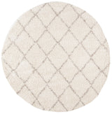 Safavieh Arizona Shag 6'-7" x 6'-7" Rug in Ivory / Beige