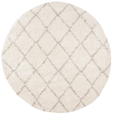 Safavieh Arizona Shag 6'-7" x 6'-7" Rug in Ivory / Beige