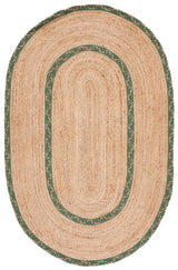 Safavieh Natural Fiber 5'-0" x 8'-0" Rug in Natural / Green