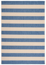 Safavieh Courtyard 4'-0" x 5'-7" Rug in Beige / Blue