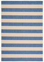 Safavieh Courtyard 4'-0" x 5'-7" Rug in Beige / Blue