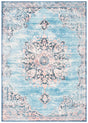 Safavieh Journey 4'-4" x 6'-0" Rug in Turquoise / Pink