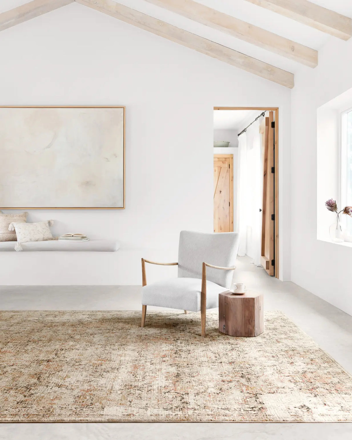 Loloi Theia The-02 Taupe/Gold Rug - room scene 1