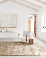 Loloi Theia The-02 Taupe/Gold Rug - room scene 1