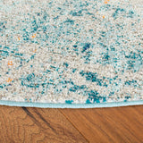 Safavieh Madison 5'-0" x 5'-0" Rug in Light Blue / Beige