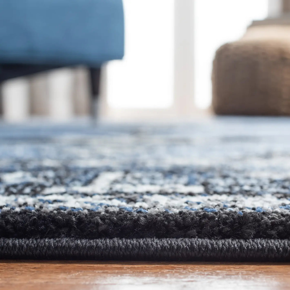 Safavieh Vintage Hamadan 4'-0" x 6'-0" Rug in Blue / Grey