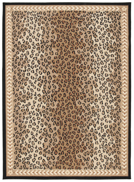 Safavieh Journey 4'-4" x 6'-0" Rug in Beige / Black