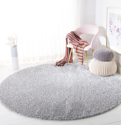 Safavieh August Shag 900 10'-0" x 10'-0" Rug in Silver