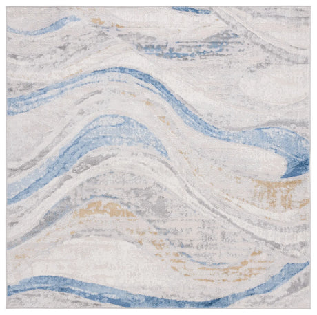 Safavieh Palma 6'-7" x 6'-7" Rug in Beige / Light Blue