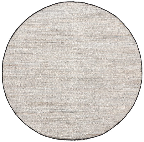 Safavieh Rag Rug 6'-0" x 6'-0" Rug in Ivory / Black