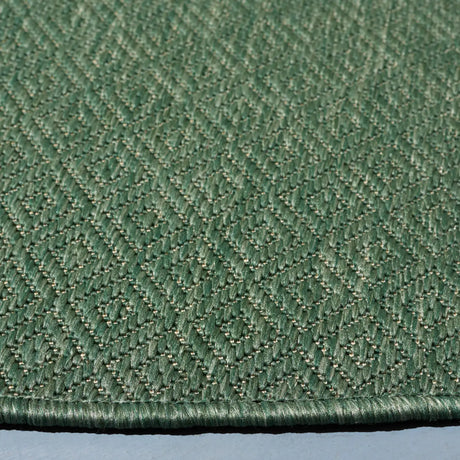 Safavieh Courtyard 6'-7" x 6'-7" Rug in Dark Green
