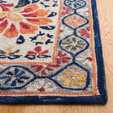 Safavieh Blossom 4'-0" x 6'-0" Rug in Ivory / Red