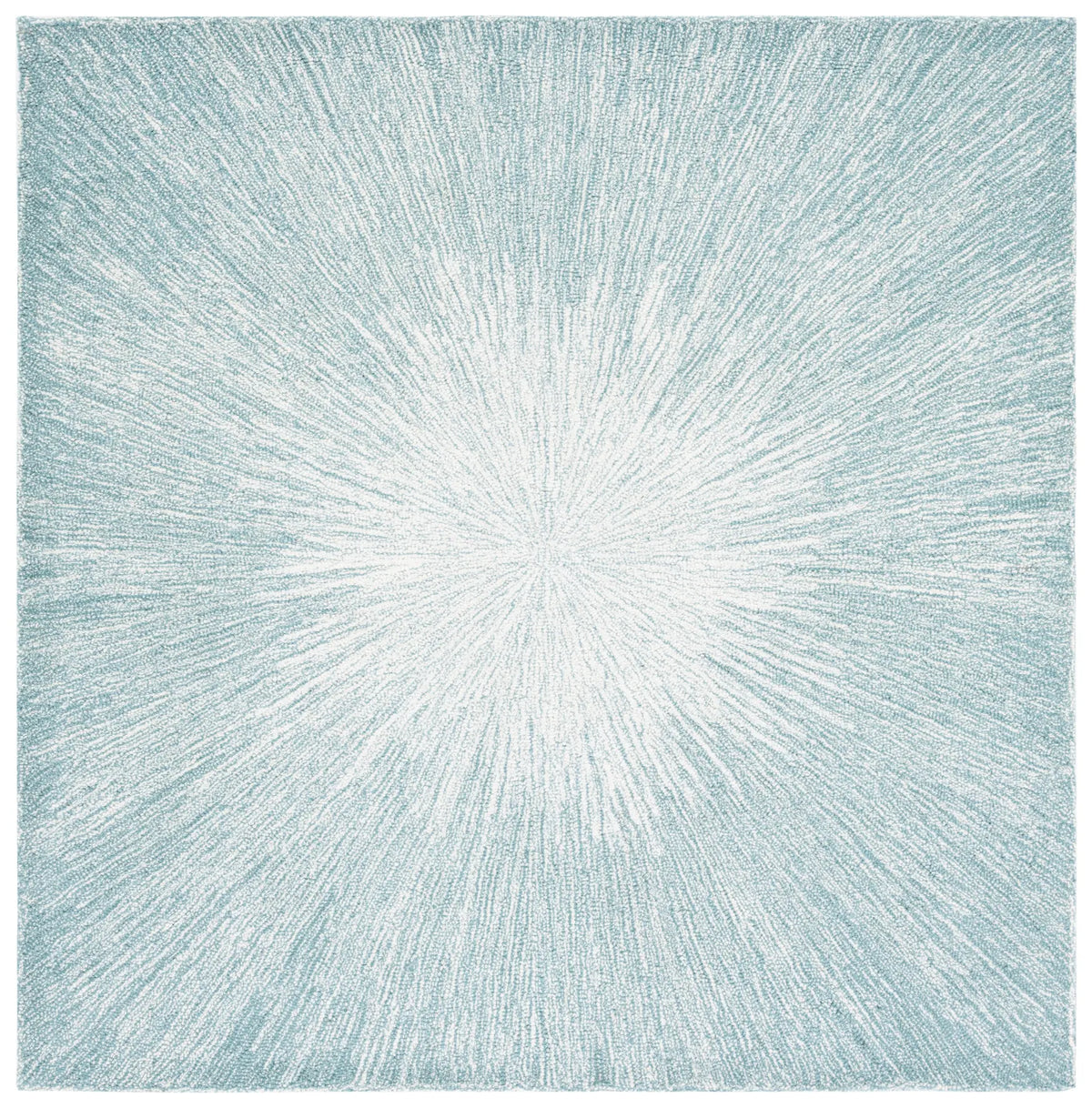 Safavieh Micro-Loop 5'-0" x 5'-0" Rug in Aqua