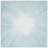 Safavieh Micro-Loop 5'-0" x 5'-0" Rug in Aqua