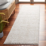Safavieh Rumi Shag 2'-2" x 8'-0" Rug in Ivory / Light Beige
