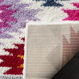 Safavieh Fiesta Shag 4'-0" x 6'-0" Rug in Cream / Multi