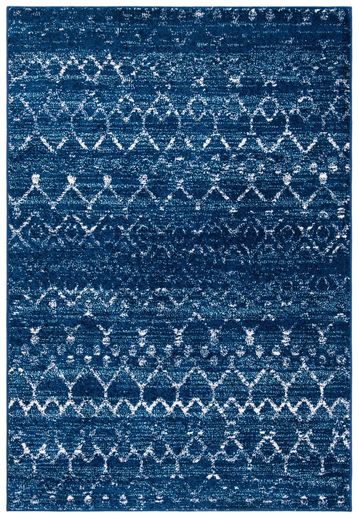 Safavieh Tulum 3'-0" x 5'-0" Rug in Blue / Ivory