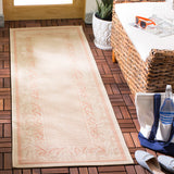 Safavieh Courtyard 2'-3" x 6'-7" Rug in Natural / Terra