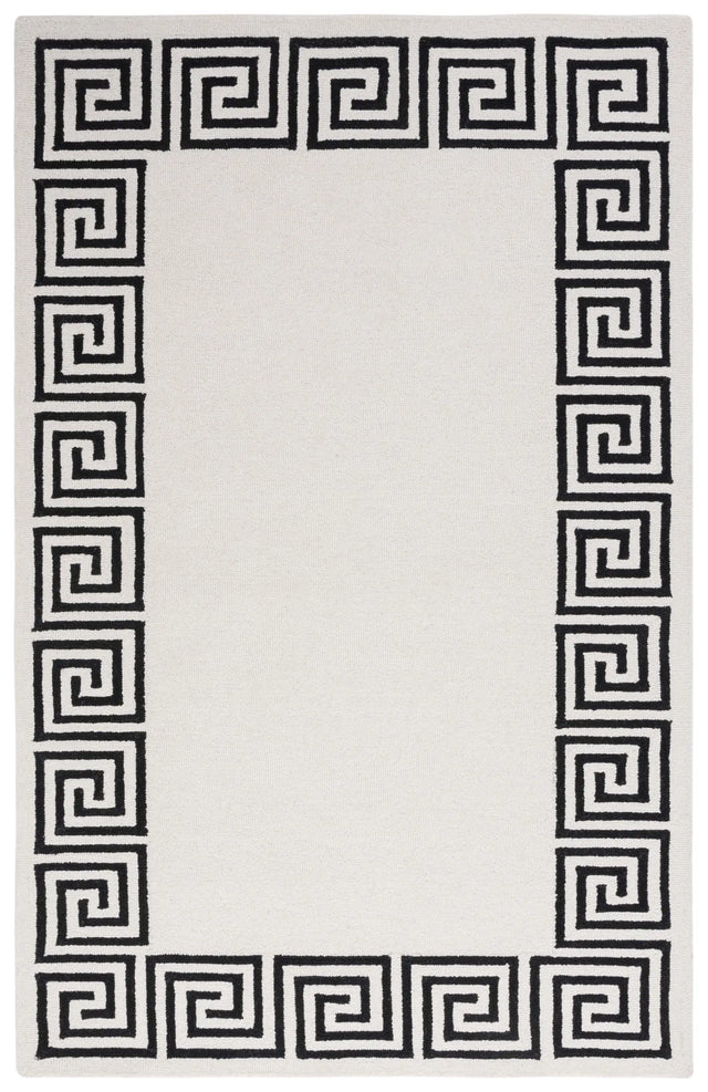 Safavieh Metro 4'-0" x 6'-0" Rug in Ivory / Black