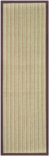 Safavieh Natural Fiber 2'-6" x 12'-0" Rug in Blue / Purple
