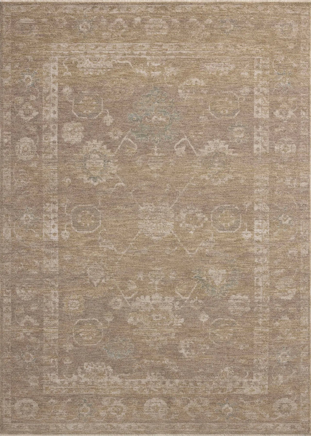 Chris Loves Julia x Loloi Louisa LOI-04 Taupe / Gold Rug - main flat