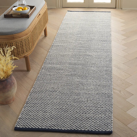 Safavieh Vermont 2'-3" x 9'-0" Rug in Navy / Ivory