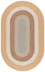 Safavieh Braided 5'-0" x 8'-0" Rug in Brown / Light Brown