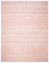 Safavieh Micro-Loop 10'-0" x 14'-0" Rug in Pink / Ivory