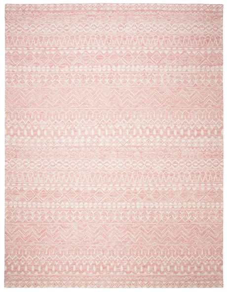 Safavieh Micro-Loop 10'-0" x 14'-0" Rug in Pink / Ivory