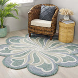 Safavieh Novelty 6'-0" x 6'-0" Rug in Grey / Green