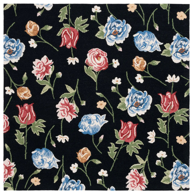 Safavieh Chelsea 6'-0" x 6'-0" Rug in Black / Red