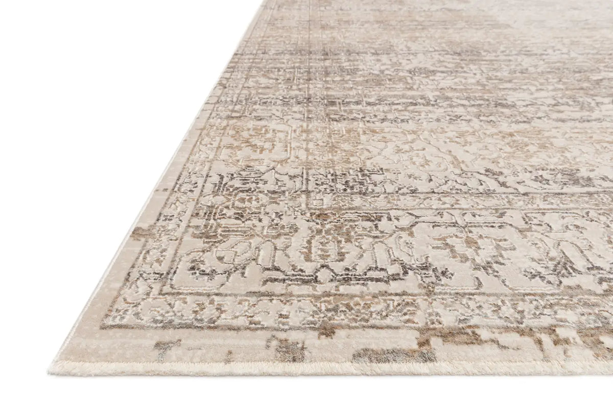 Loloi Homage Hom-02 Beige/Grey Rugs - rug corner