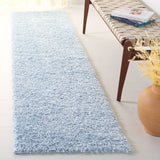 Safavieh Lindsay Shag 2'-2" x 8'-0" Rug in Aqua