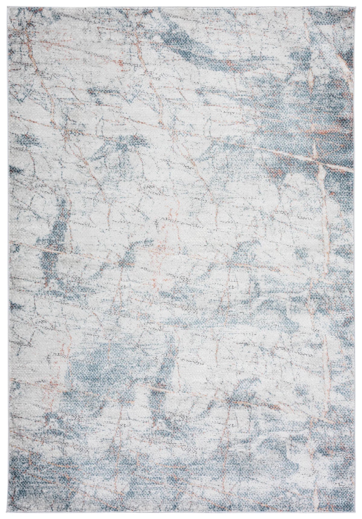 Safavieh Vogue 4'-0" x 6'-0" Rug in Grey / Blue Rust
