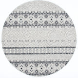 Safavieh Madison 700 6'-7" x 6'-7" Rug in Charcoal / Grey