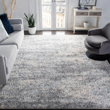 Safavieh Berber Shag 200 10'-0" x 14'-0" Rug in Grey Blue / Cream