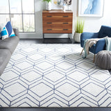 Safavieh Adirondack 10'-0" x 14'-0" Rug in Light Grey / Navy
