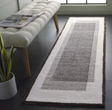 Safavieh Audrey 2'-3" x 8'-0" Rug in Dark Grey / Ivory