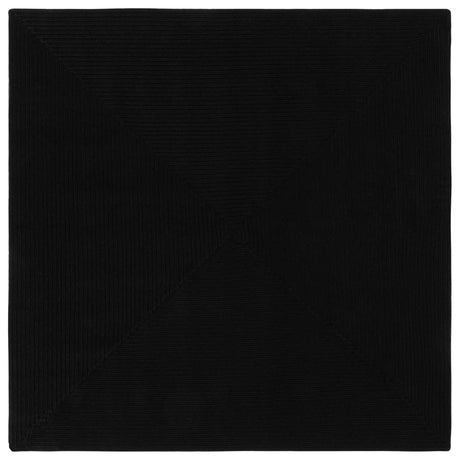 Safavieh Braided 6'-0" x 6'-0" Rug in Black