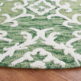 Safavieh Blossom 6'-0" x 6'-0" Rug in Green / Ivory