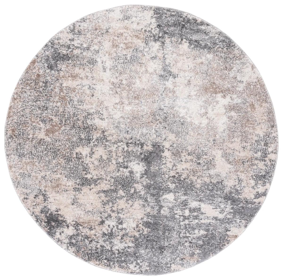 Safavieh Aston 5'-3" x 5'-3" Rug in Light Grey / Grey